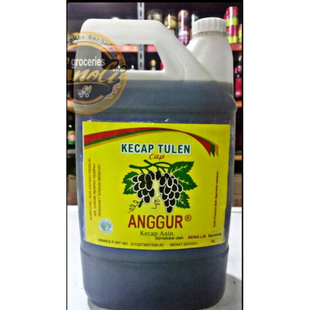 

Kecap Asin Anggur Seng Lie 5 Kg