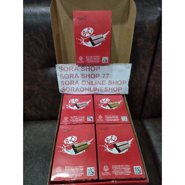 

1 Dus = 4 Kotak Bisco (Biskuit Salut Cokelat) D'King