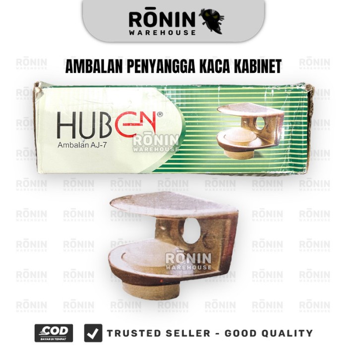 

+%+%+%] HUBEN Ambalan Penyangga Rak Kaca Kabinet Lemari AJ-7