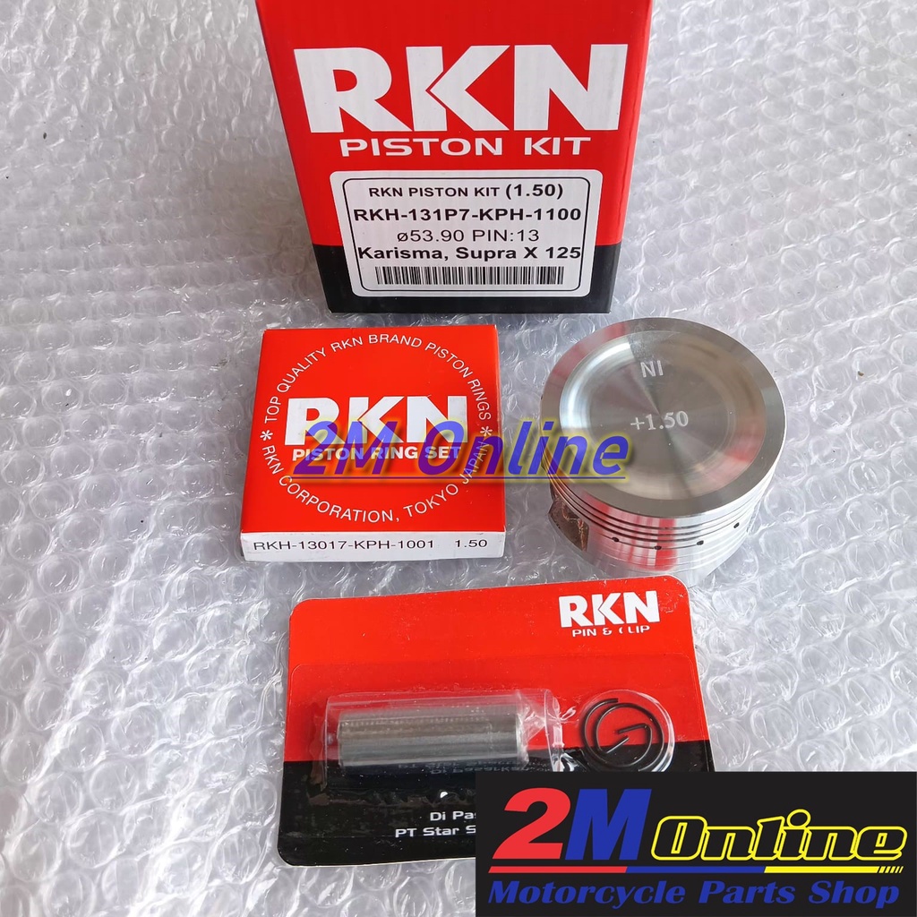 Mm Seher Piston Kit Karisma Supra X 125 OS 150 Ring RIK Japan RKN Riken