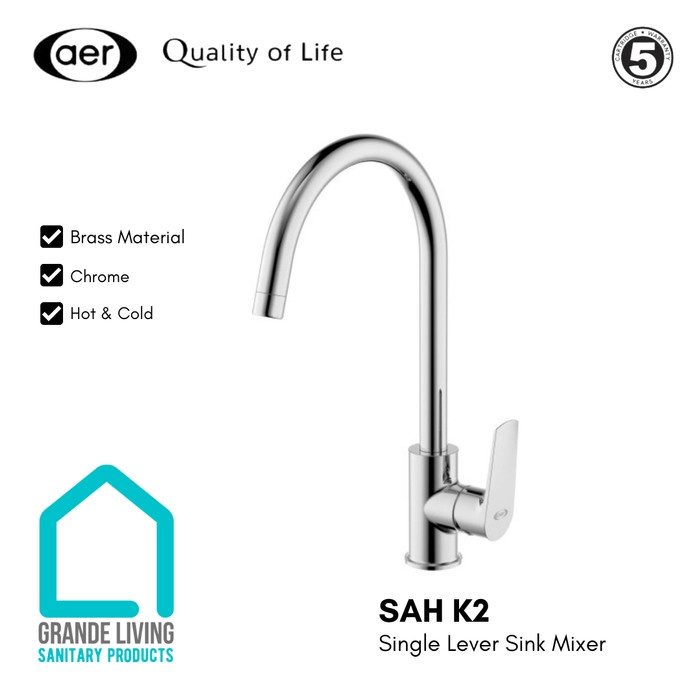 ✅Ori Aer Kran Sink Panas Dingin Keran Dapur Mixer Sah K2 Terbatas