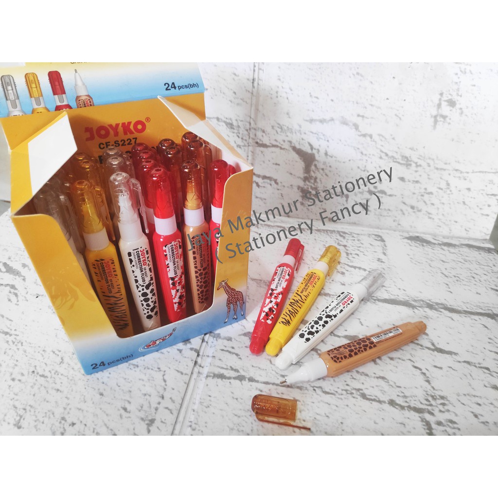 

Correction Fluid Tip-Ex Cair Joyko Cf-S227 Motif Animal (1 Pak)