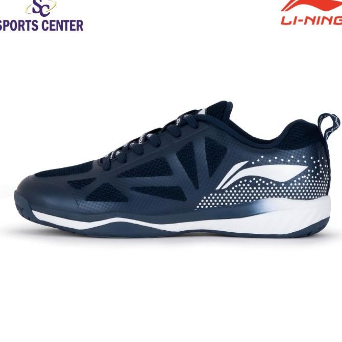 New Sepatu Badminton Lining Ultra Fly II / 2.0 AYTT049 Navy / White