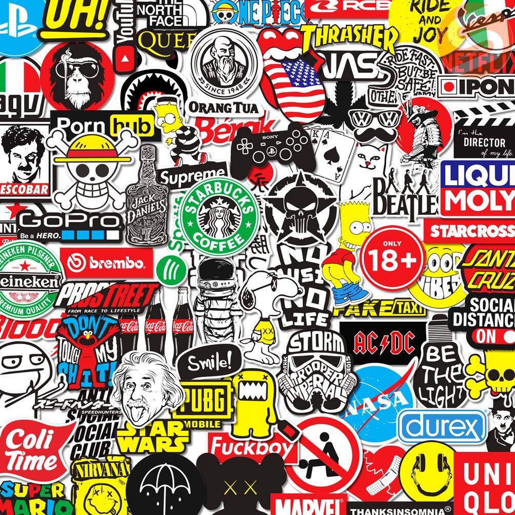 

Sale Stiker Pack (25 Pcs) Stiker Laptop Stiker Hp Stiker Helm Stiker Motor Stiker Band Stiker Logo Stiker Brand Stiker Aesthetic Stiker Koper Stiker Distro Stiker Keren Stiker Graftact Stiker Anti Air Stiker Anti Luntur Stiker Premium Cod