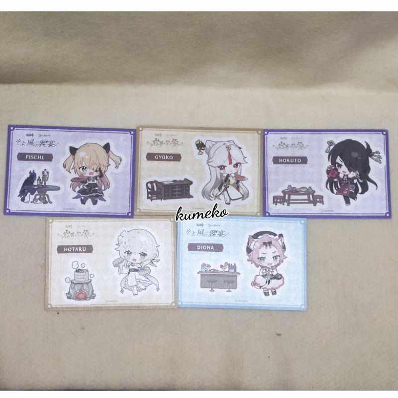 

Genshin sticker x Sweet Paradise Cafe Suipara