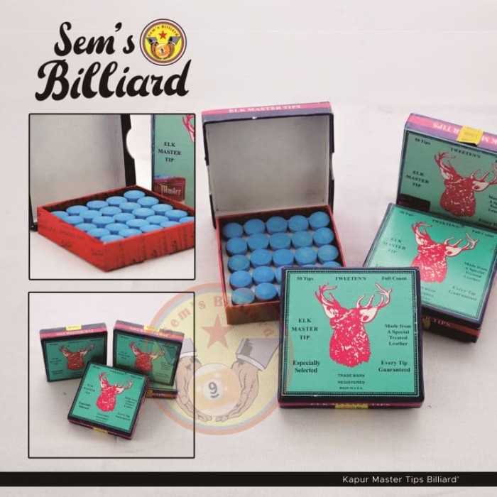 Terbaru Tip Elk Master - Ujung Stik Bilyar - Stick Billiard