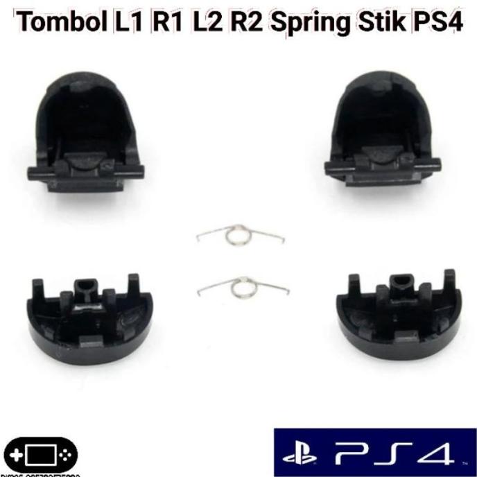 Tombol L1 R1 L2 R2 Spring Stik PS4 Stick Joystik PS 4 Full Set Per