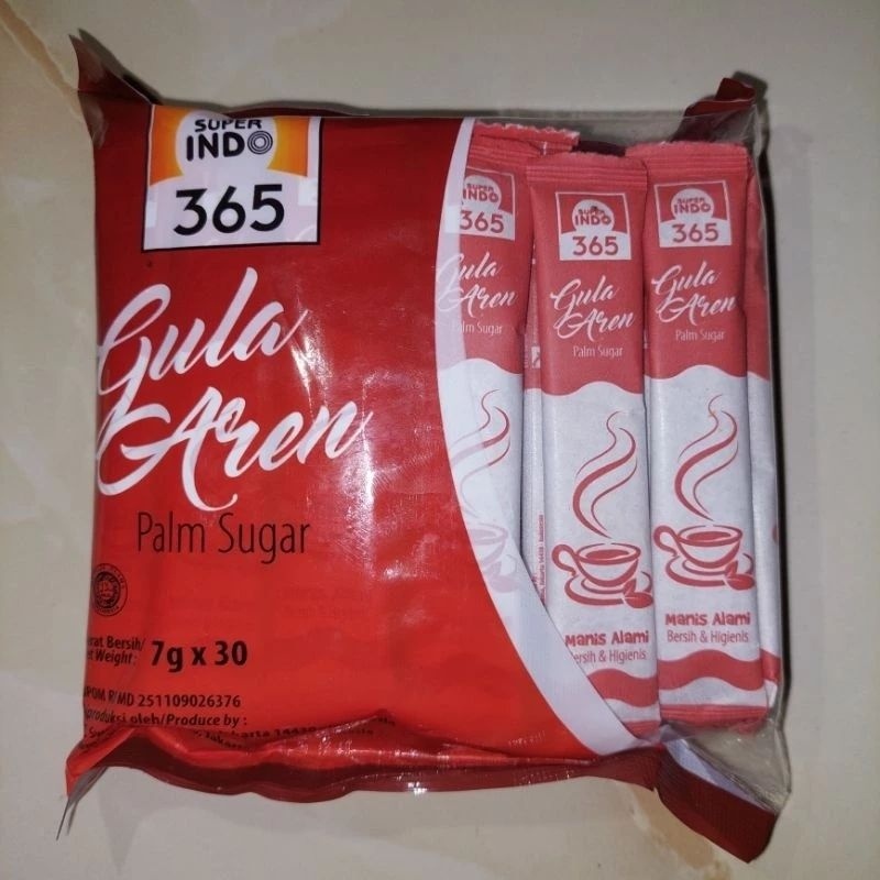 

365 Gula Aren Palm Sugar 7G X 30S Gula Sachet