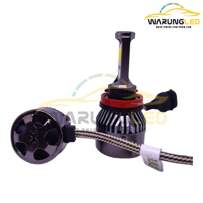 Lampu Led Foglamp Mobil Led X9 Eco9 Luminos H11 3 Warna Super Bright