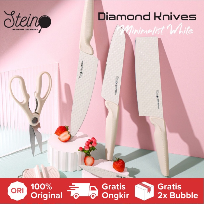 Pisau Set Stein Stain Cookware Piso Dapur Steincookware Stencookware