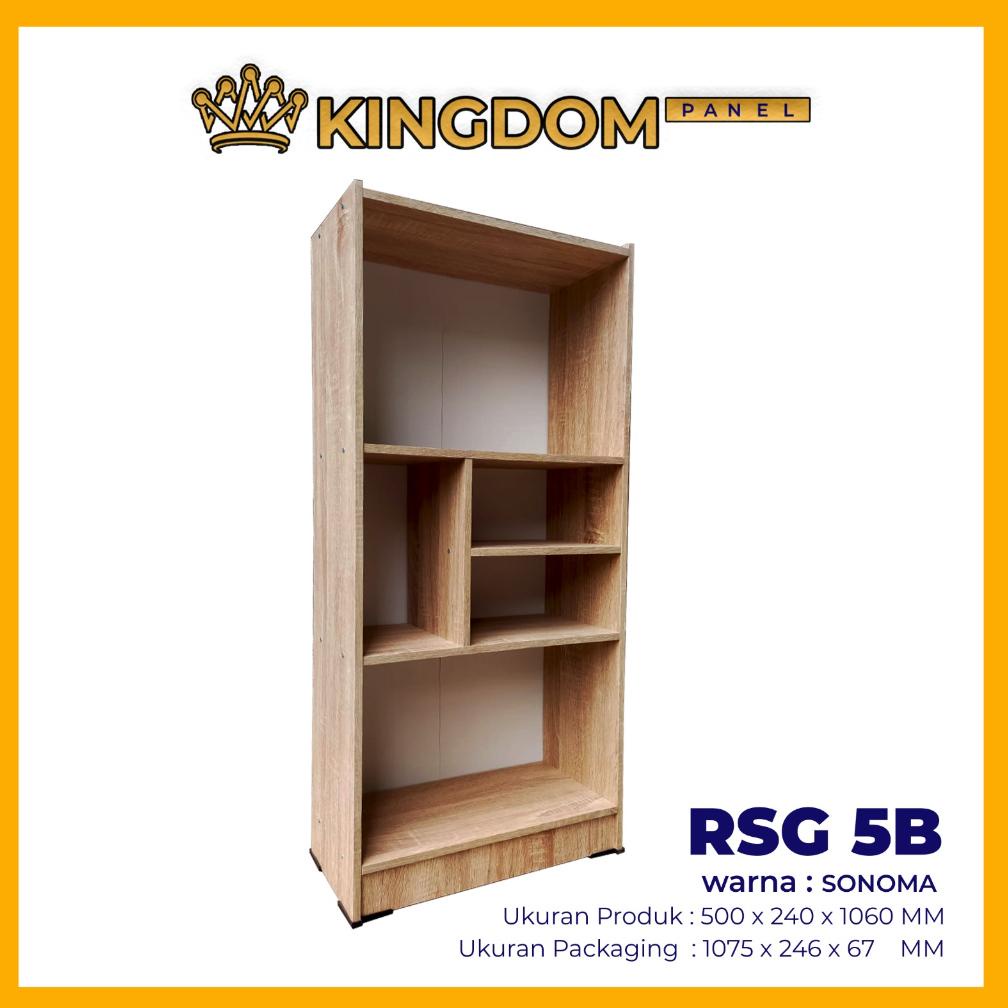 RAK SERBAGUNA SUSUN 3 KAYU DENGAN PINTU DAN KUNCI RAK BUKU 12.12