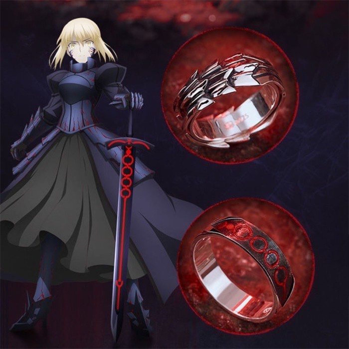 Mei Necklace Cosplay Fate Grand Order Saber Alter Ring Excalibur Kalung