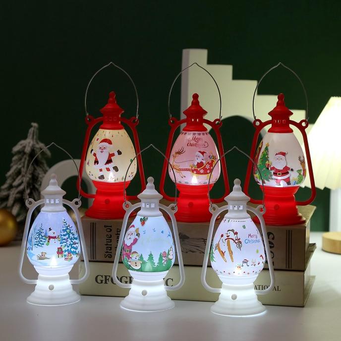 

Ready Lampu Lentera Natal Petromax Santa Snowman Kado Souvenir Lampu Gantung Original