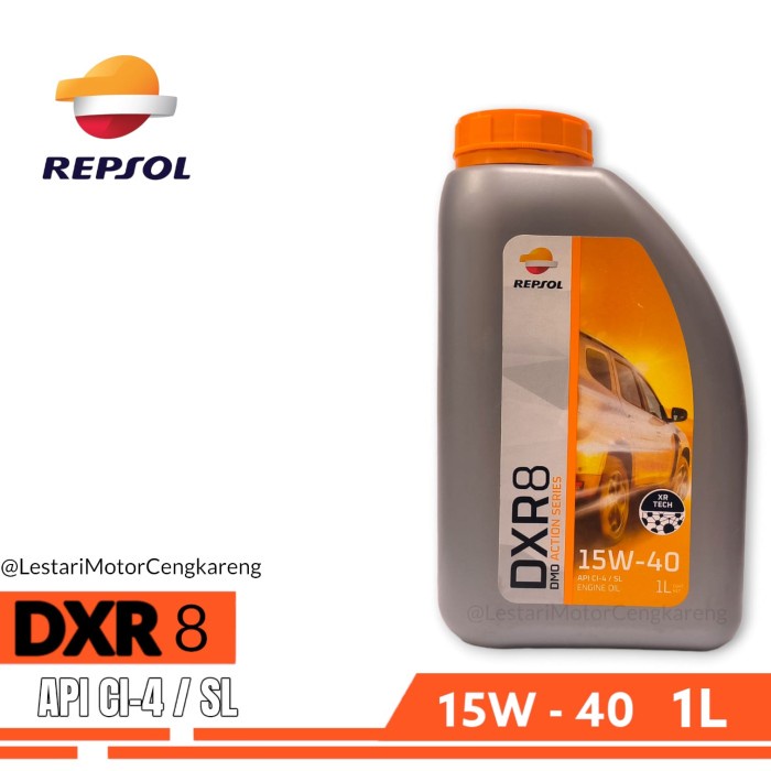 Terlaris Oli Mesin Mobil Diesel Repsol Dxr8 Dxr 8 15W40 1 Liter Original Repsol