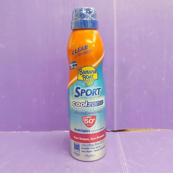 Sunblock Banana Boat Coolzone Spf 50 Sunscreen Spray Kode 227