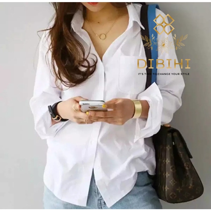 Kemeja Putih Wanita / Kemeja Kerja Wanita / Kemeja Formal