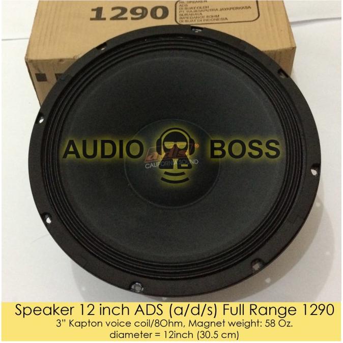 Speaker ADS Full Range 12 inch 1290 - Speaker ADS 12" Full Range 1290
