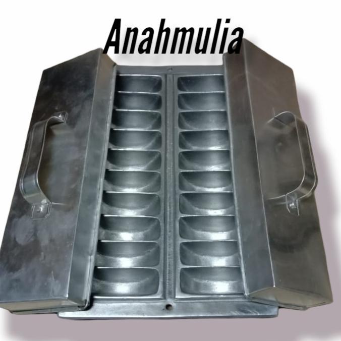 Loyang Cetakan kue Bandros Pancong pukis 20 lubang Aluminium