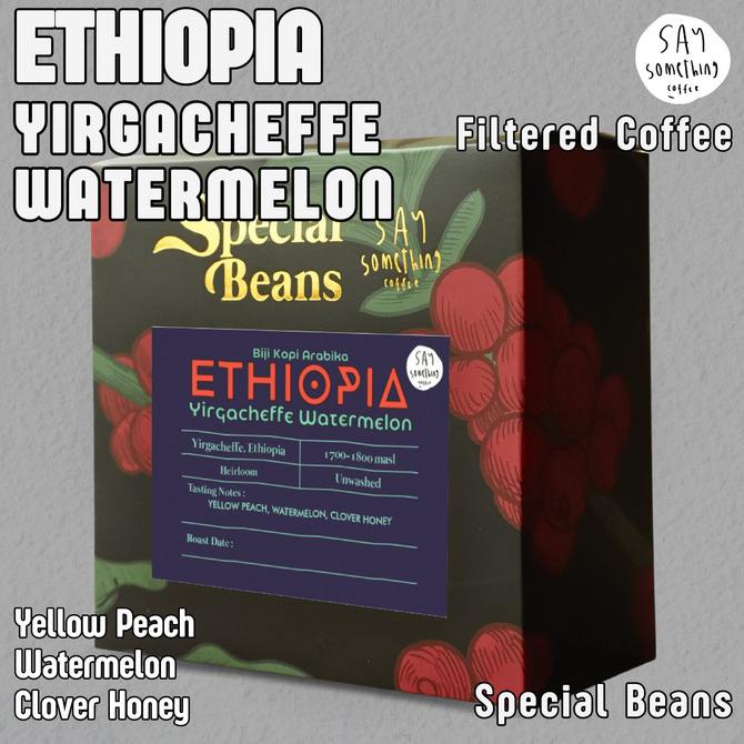 

Biji Kopi Arabika Ethiopia Yirgacheffe Watermelon - Filter