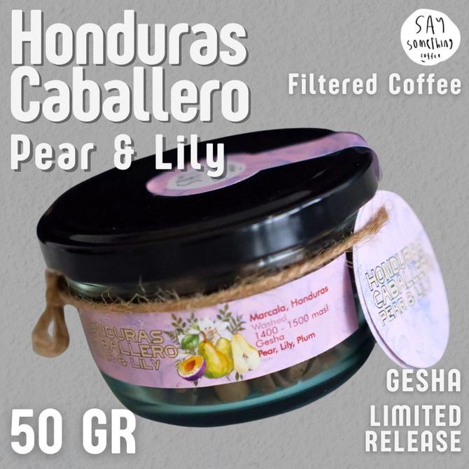 

Biji Kopi Arabika Honduras Caballero Pear & Lily - Filter