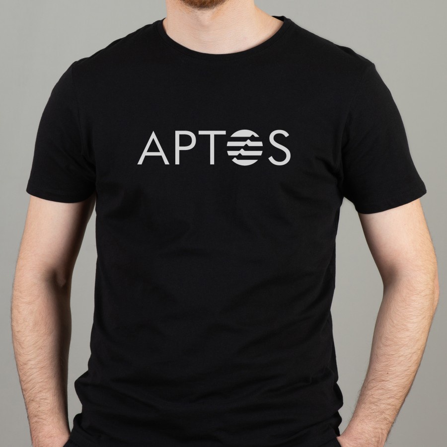 Kaos Baju APTOS Crypto Network Blockchain Short Cotton t-shirt