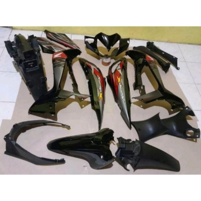 cover body full supra x 125 new 2007 2010 2012