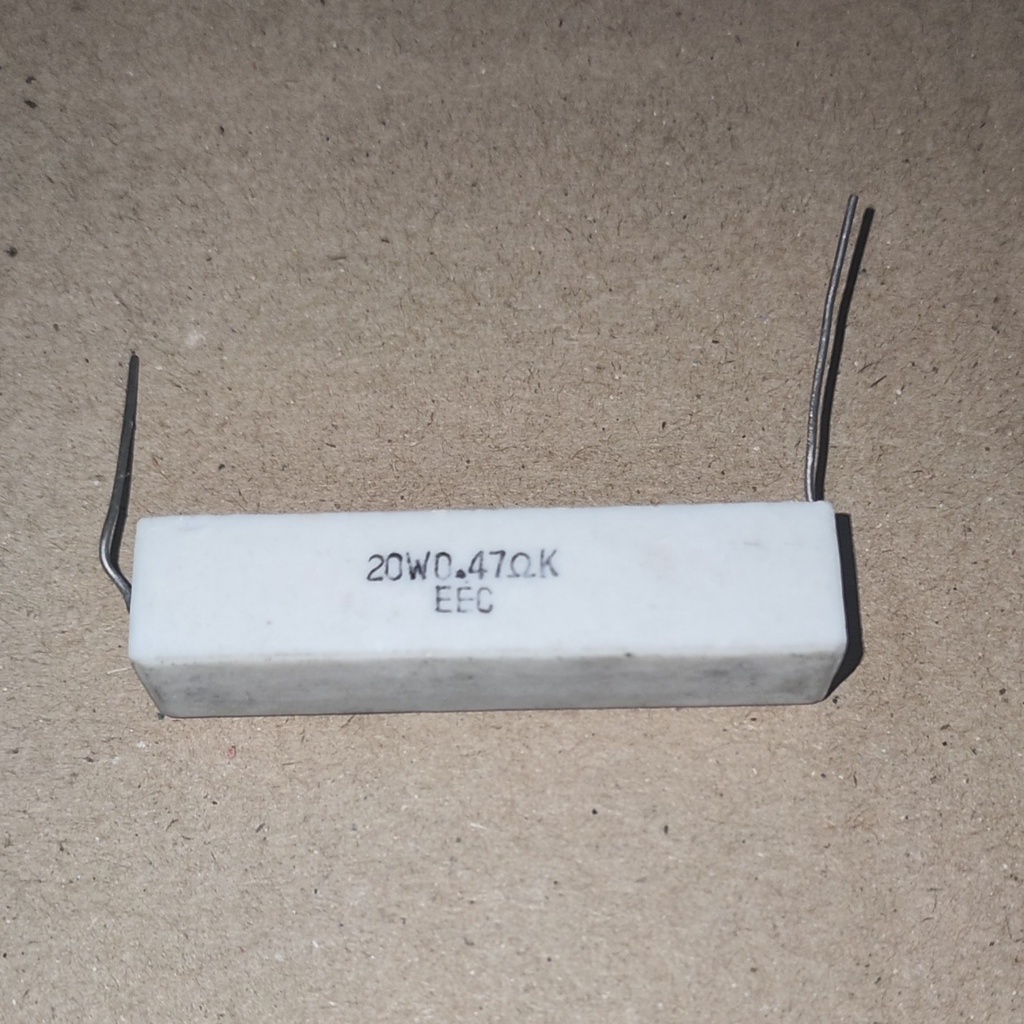 R Resistor 0.47 Ohm 0R47 0.47R Ohm 20W 20 Watt