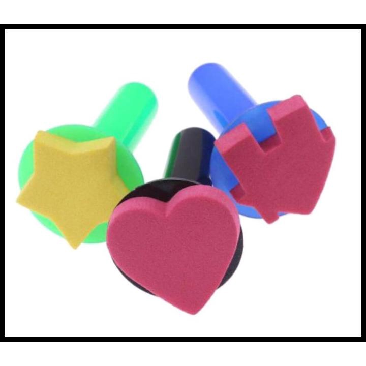 

DISKON EVA SPONGE, PAINTING STAMPER, ALAT LUKIS ANAK !!