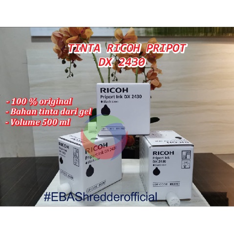 

Sarila Tinta Dx 2430 Ricoh Gestetner Copyprinter Duplicator 100 % Original