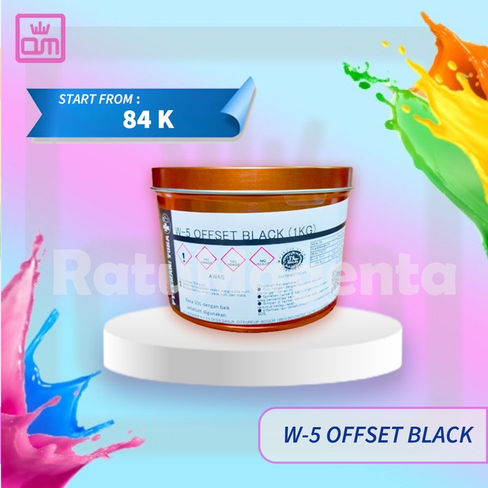 

New W-5 Offset Black - Cemani Toka - Tinta Cetak Murah