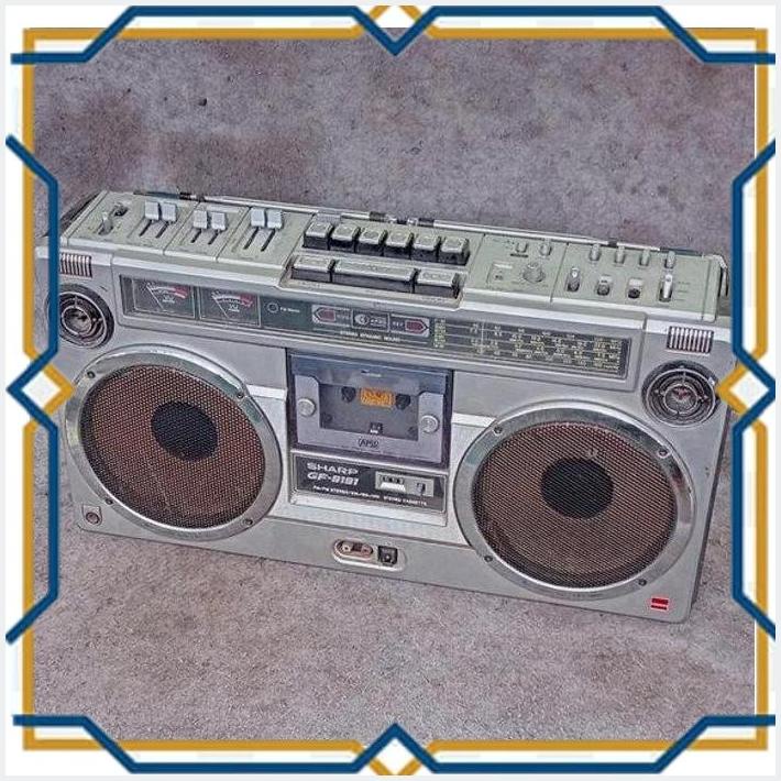 [ABD] BOOMBOX SHARP GF9191 BOOM BOX SHARP GF9191 BOOMBOX SHARP GF 9191 TAPE SHARP JADUL RADIO SHARP 