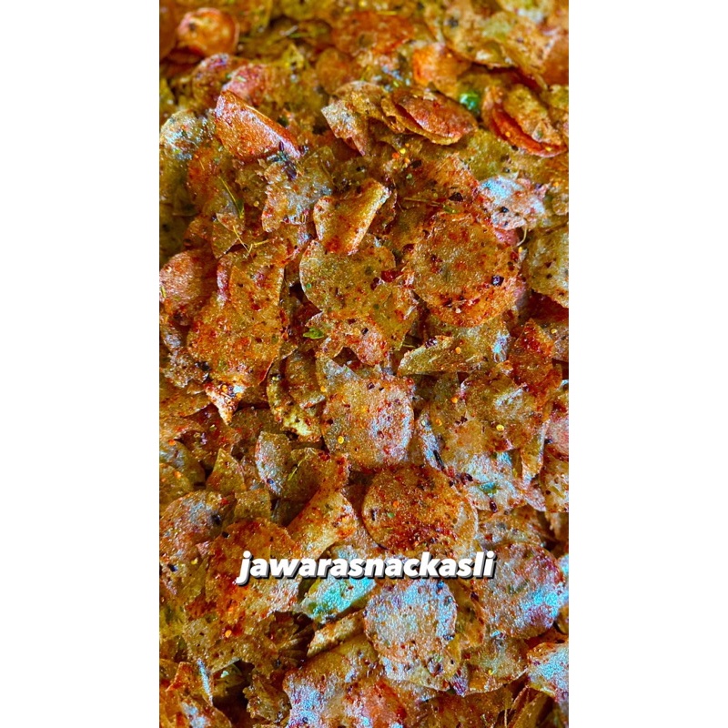 

Keripik Kaca Pedas Jeruk Jawara 1Kg