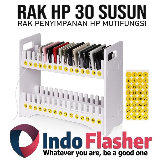 Rak Hp 30 Susun Slot Dinding Serbaguna Fetricyastore