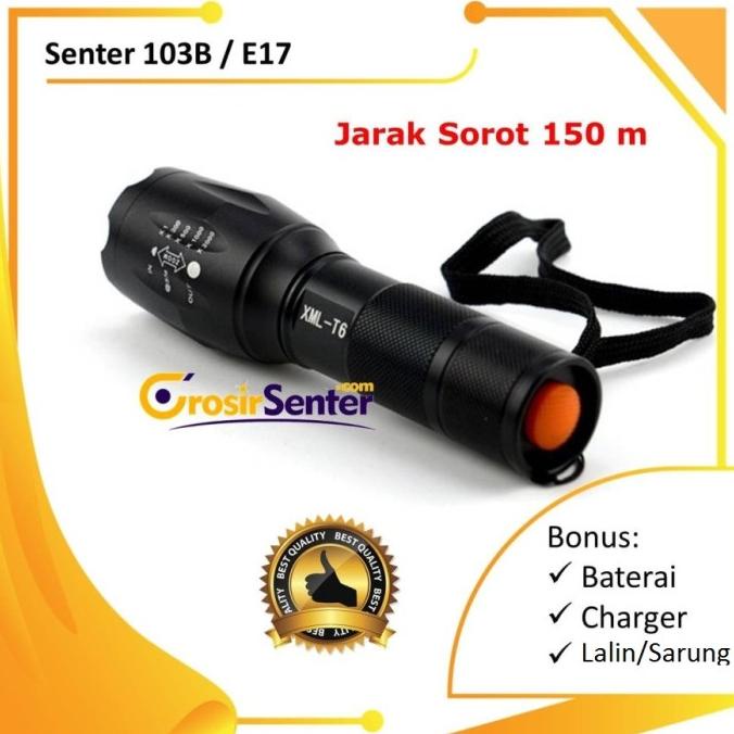 Senter Swat Police T6 - 103 B (Senter LED Cree)