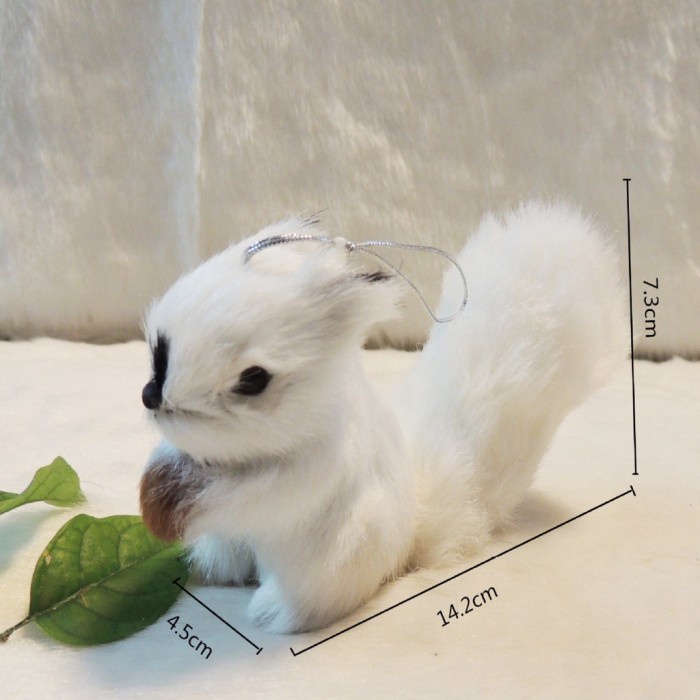 

Hiasan Dekorasi Pohon Natal Christmas Boneka Xmas Squirrel Doll - WHITE Limited Stock