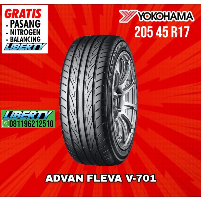 Ban Mobil Yokohama Advan Fleva -V701 205 45 R17 Ban Mobil Yokohama R17 Star