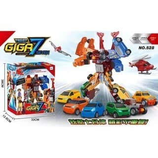 MAINAN ANAK TOBOT GIGA 7 GIGA TOBOT SEVEN ROBOT MOBIL TRANSFORMERS 528 ORIGINAL TERBARU