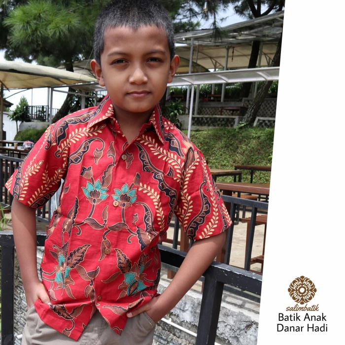 [ORIGINAL] Baju Batik Anak Cowok Danar Hadi Motif Keren