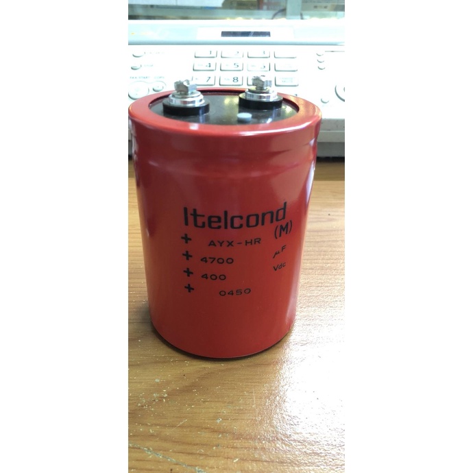 Baru ELCO 4700uf-400V Itelcond 4.700uf 400v