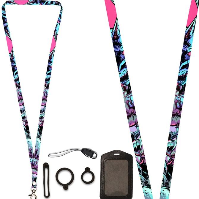 

Holder Lanyard ID Card Kartu Gantung Leher Lanyard Anime Doodle TRB15