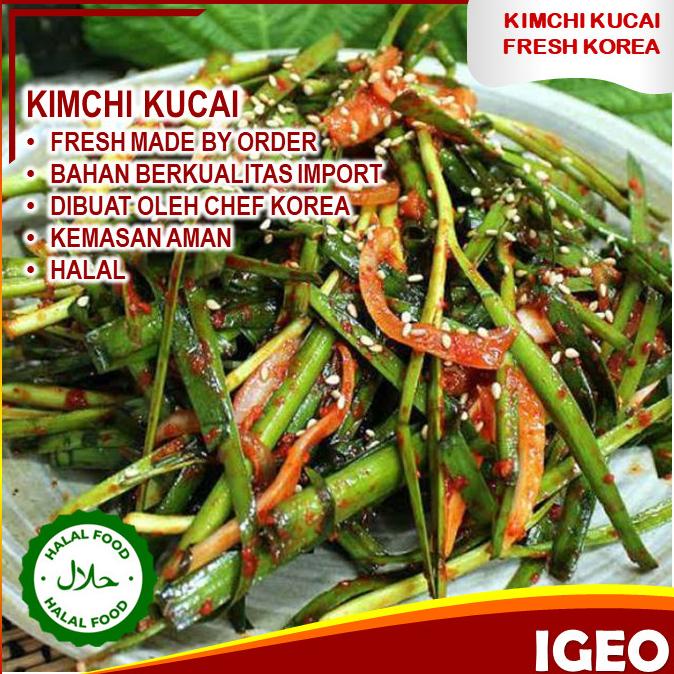 

Promo 12.12 Kimchi Kucai 200Gr Fresh Halal Makanan Instan Siap Saji Korea Lezat Termurah