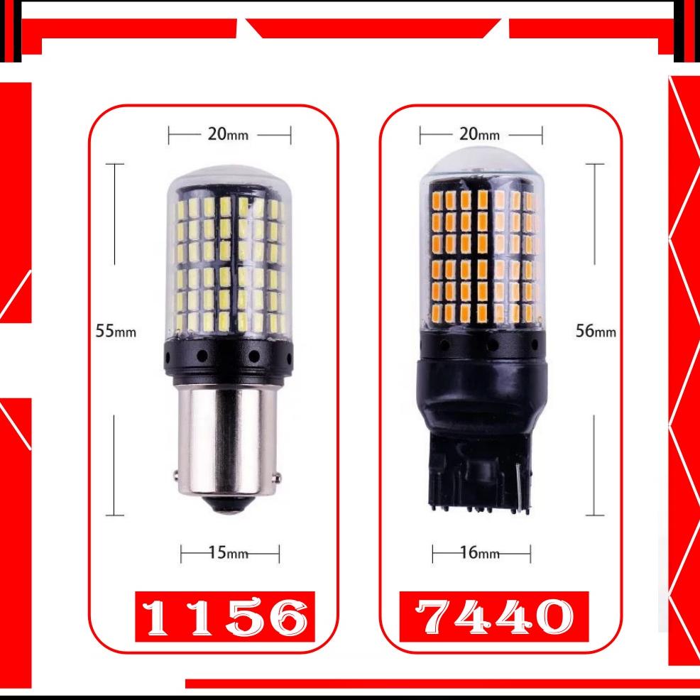 Flash Sale LAMPU LED T20 7440 144 LED SUPER BRIGHT SEIN DAJJAL I LAMPU LED SEIN MOBIL I BOHLAM SEIN 