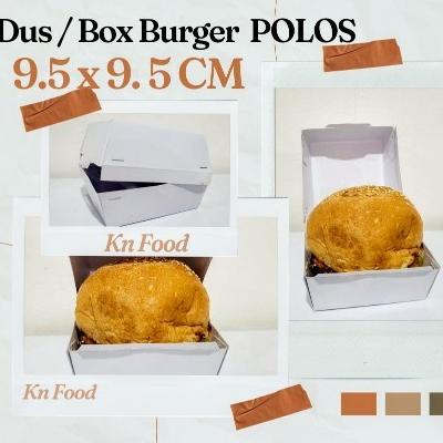 

Kardus Box Burger POLOS Standar 50 Pcs - Kemasan Dus Burger 50 pcs