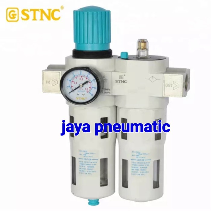 Promo Lfc-08 Stnc Filter Regulator Lubricator 16Bar Drat 1/4"