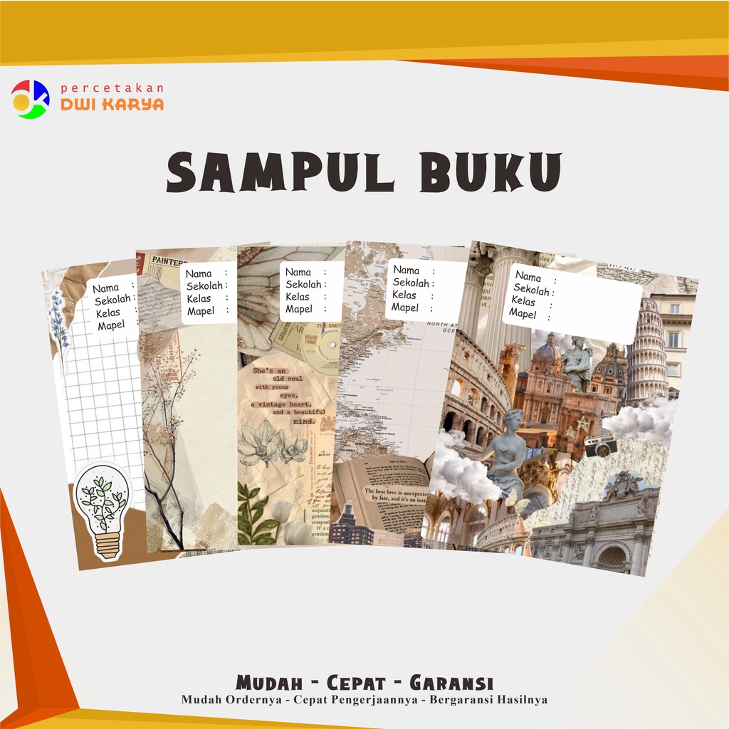 

Sampul Buku Tema Aesthetic Uk 21x16 Cm Bisa Request Ukuran
