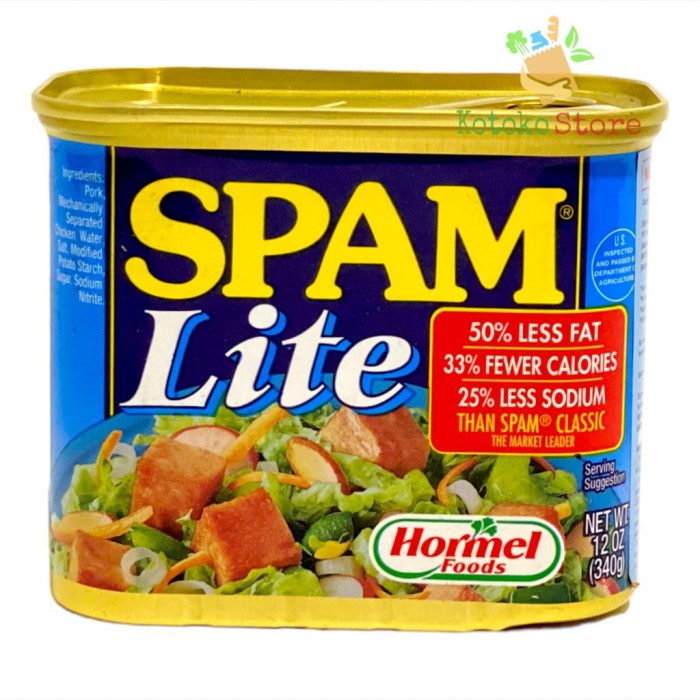 Daging Kaleng Hormel SPAM Lite / SPAM Ham USA 340gr