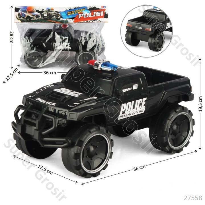 Mainan Anak Mainan Mobil Pick Up Polisi F/C Big Foot Polisi