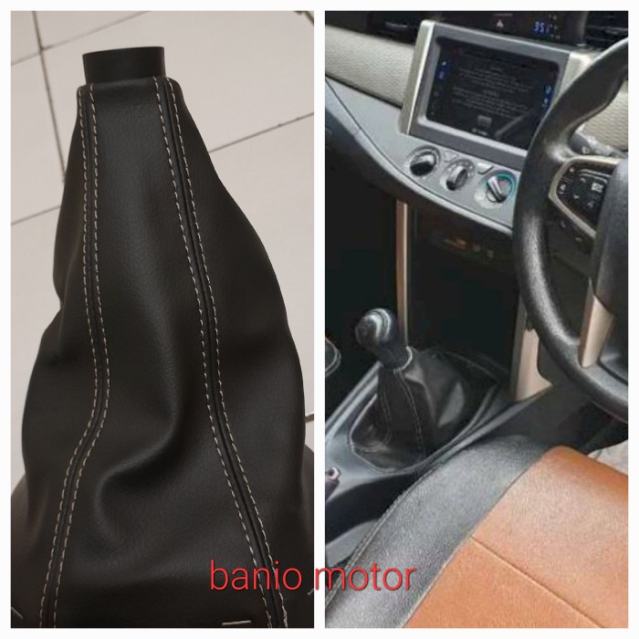 Masih Sarung Tuas Persneling Manual Mobil Inova Ribon.Venturer.Kulit.Ori