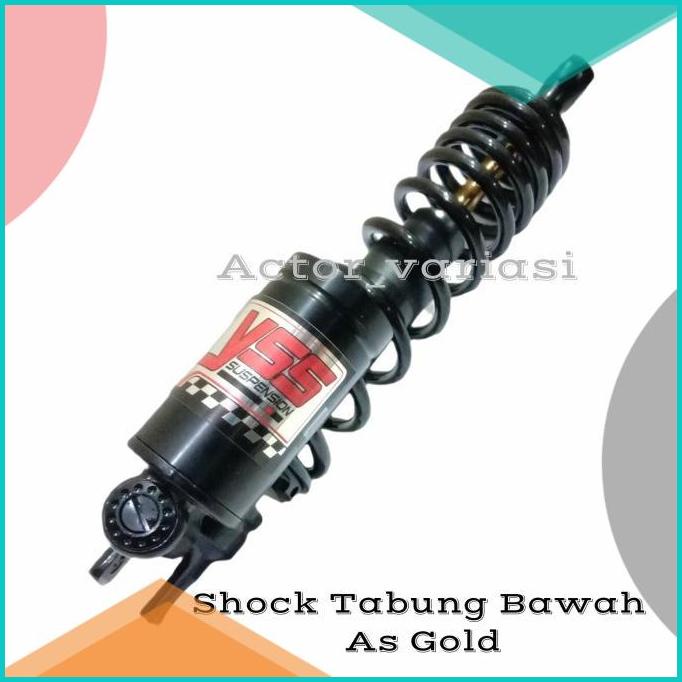 Shockbreaker Mdel YSS Tabung Bawah As gold Matic Mio Scoopy Beat Vario