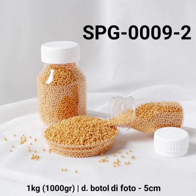 

Baru SPG-0009-2 Sprinkles sprinkle sprinkel 1kg 1 kg kilo mutiara gold emas